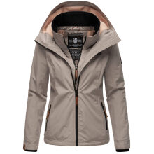 Marikoo Erdbeere Damen Übergangsjacke Zink Grau Größe L - Gr. 40