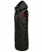 Navahoo Schnuckel Damen lange Weste Schwarz Größe XL - Gr. 42