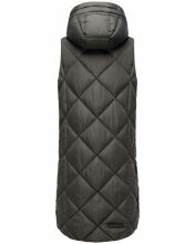 Navahoo Schnuckel ladies long vest Anthrazit Größe S - Gr. 36