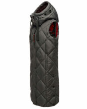 Navahoo Schnuckel Damen lange Weste Anthrazit Größe XL - Gr. 42