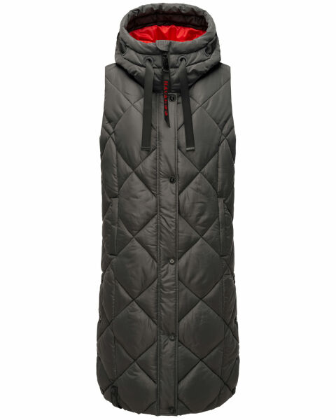 Navahoo Schnuckel ladies long vest Anthrazit Größe XXL - Gr. 44