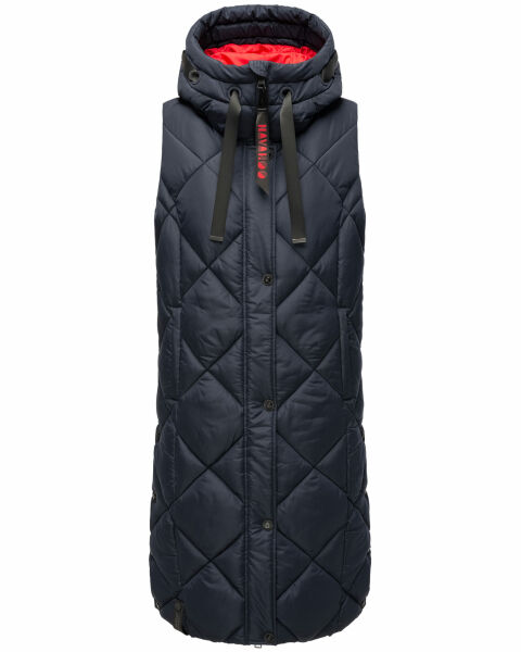 Navahoo Schnuckel Damen lange Weste Navy Größe XL - Gr. 42