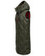 Navahoo Schnuckel Damen lange Weste Dark Olive Größe L - Gr. 40