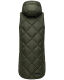 Navahoo Schnuckel Damen lange Weste Dark Olive Größe XL - Gr. 42
