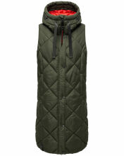 Navahoo Schnuckel ladies long vest Dark Olive Größe XXL - Gr. 44
