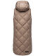 Navahoo Schnuckel Damen lange Weste Dark Taupe Größe XXL - Gr. 44