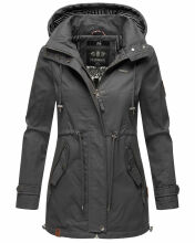 Marikoo Nyokoo Damen Herbst Frühlingsjacke Anthrazit Größe M - Gr. 38