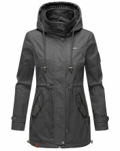 Marikoo Nyokoo Damen Herbst Frühlingsjacke Anthrazit Größe M - Gr. 38