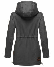 Marikoo Nyokoo Damen Herbst Frühlingsjacke Anthrazit Muster Größe S - Gr. 36
