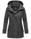 Marikoo Nyokoo Damen Herbst Frühlingsjacke Anthrazit Muster Größe S - Gr. 36