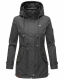 Marikoo Nyokoo Damen Herbst Frühlingsjacke Anthrazit Muster Größe S - Gr. 36