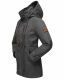 Marikoo Nyokoo Damen Herbst Frühlingsjacke Anthrazit Muster Größe S - Gr. 36