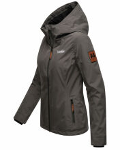Marikoo Brombeere Damen Übergangsjacke Anthrazit Größe M - Gr. 38
