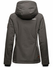 Marikoo Brombeere Damen Übergangsjacke Anthrazit Größe XXL - Gr. 44