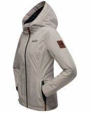 Marikoo Brombeere Damen Übergangsjacke Zink Grau Größe M - Gr. 38