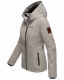 Marikoo Brombeere Damen Übergangsjacke Zink Grau Größe M - Gr. 38