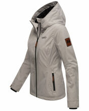 Marikoo Brombeere Damen Übergangsjacke Zink Grau Größe L - Gr. 40