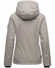 Marikoo Brombeere Damen Übergangsjacke Zink Grau Größe L - Gr. 40