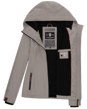 Marikoo Brombeere Damen Übergangsjacke Zink Grau Größe L - Gr. 40