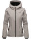 Marikoo Brombeere Damen Übergangsjacke Zink Grau Größe L - Gr. 40