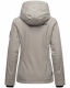 Marikoo Brombeere Damen Übergangsjacke Zink Grau Größe L - Gr. 40