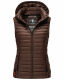 Marikoo Hasenpfote Damen Weste Dark Choco Größe XS - Gr. 34