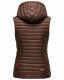 Marikoo Hasenpfote Damen Weste Dark Choco Größe S - Gr. 36