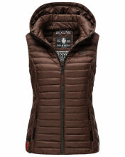 Marikoo Hasenpfote Damen Weste Dark Choco Größe M - Gr. 38