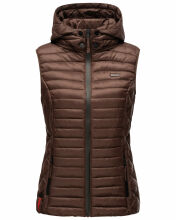 Marikoo Hasenpfote Damen Weste Dark Choco Größe M - Gr. 38