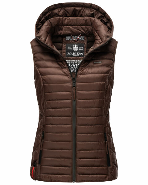 Marikoo Hasenpfote Damen Weste Dark Choco Größe L - Gr. 40
