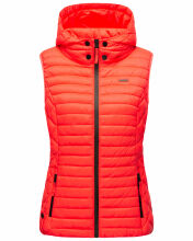 Marikoo Hasenpfote Damen Weste Neon Coral Größe M - Gr. 38