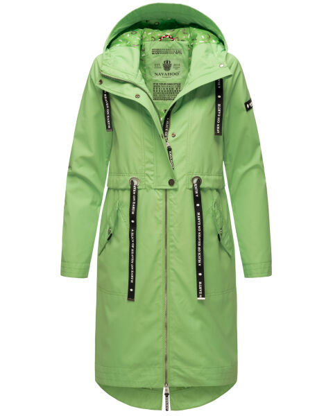 Navahoo Josinaa Damen Übergangsmantel Jade Green Größe S - Gr. 36