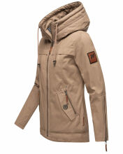 Navahoo Wekoo Damen Übergangsjacke Taupe Größe M - Gr. 38