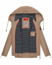 Navahoo Wekoo Damen Übergangsjacke Taupe Größe M - Gr. 38