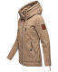 Navahoo Wekoo Damen Übergangsjacke Taupe Größe M - Gr. 38