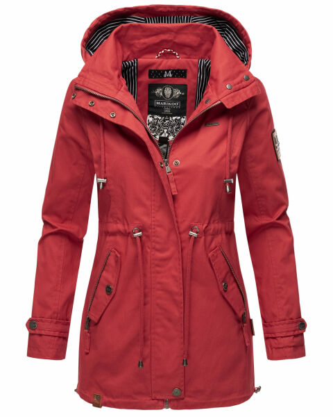 Marikoo Nyokoo Damen Herbst Frühlingsjacke Rot Größe M - Gr. 38