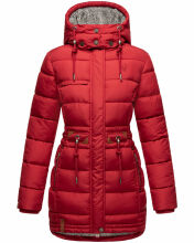 Navahoo Daliee Damen Winter Steppjacke Dark Red Größe L - Gr. 40