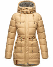 Navahoo Daliee ladies winter quilted jacket Beige Größe L - Gr. 40