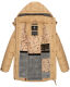 Navahoo Daliee Damen Winter Steppjacke Beige Größe XXL - Gr. 44