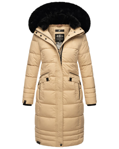 Navahoo Fahmiyaa Damen Winterjacke Beige Größe XS - Gr. 34