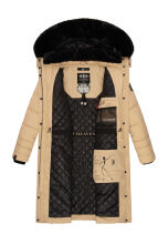 Navahoo Fahmiyaa Damen Winterjacke Beige Größe XL - Gr. 42