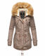 Navahoo Laviva Damen Winter-Parka Light Taupe Größe S - Gr. 36