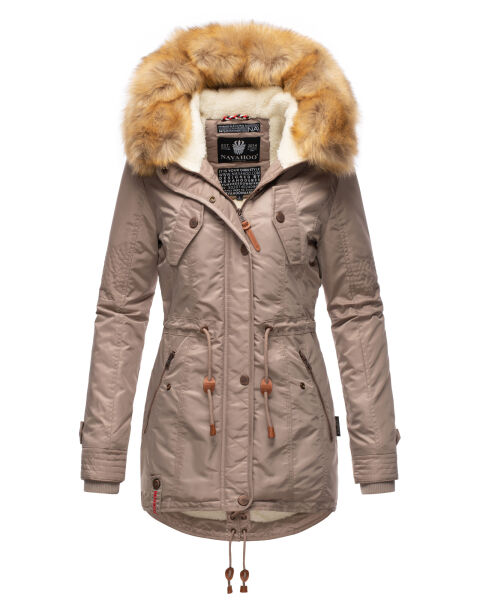Navahoo Laviva ladies winter parka Light Taupe Größe M - Gr. 38