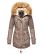 Navahoo Laviva ladies winter parka Light Taupe Größe L - Gr. 40