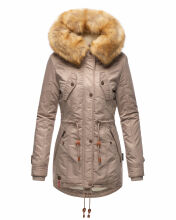 Navahoo Laviva Damen Winter-Parka Light Taupe Größe XL - Gr. 42