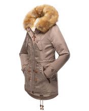 Navahoo Laviva Damen Winter-Parka Light Taupe Größe XXL - Gr. 44