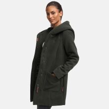 Marikoo Maikoo Damen Trenchcoat Wintermantel Olive Größe L - Gr. 40
