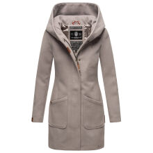Marikoo Maikoo Damen Trenchcoat Wintermantel Zinc Grey Größe L - Gr. 40