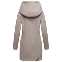 Marikoo Maikoo Damen Trenchcoat Wintermantel Zinc Grey Größe L - Gr. 40