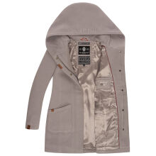Marikoo Maikoo Damen Trenchcoat Wintermantel Zinc Grey Größe L - Gr. 40